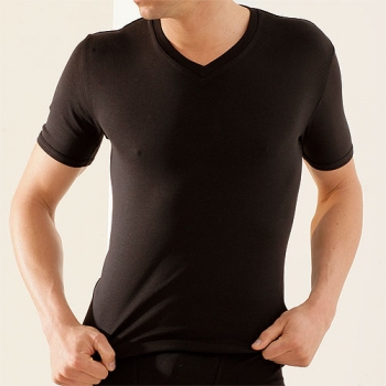 Preview: V Shirt 1/2 Arm Feinripp Moonday (MDfr625004113a)