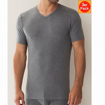 Preview: V Shirt 3er Pack Pureness Zimmerli (ZIpu70013463er)