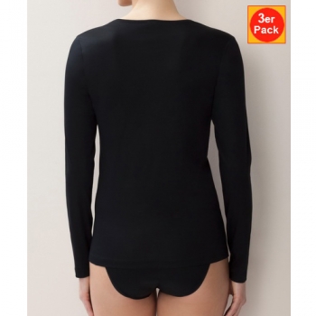 Preview: T Shirt long 1/1 Arm 3er Pack Sea Island 286 Zimmerli (ZIsi28627623er)