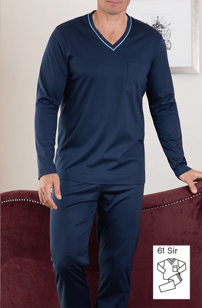 Pyjama lang Sir - Dessin 8061 Novila (NOpj8061-61)
