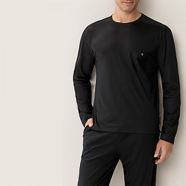 T Shirt long Jersey Loungewear 8520 Zimmerli (ZIlw852021090)