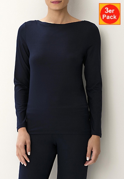 T Shirt LS 3er Pack Pureness Loungewear 700 Zimmerli (ZIpul70040753er)