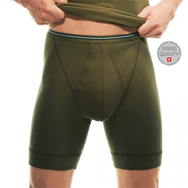 Biker Short mit Eingriff Army ISAbodywear(ISAay1432)