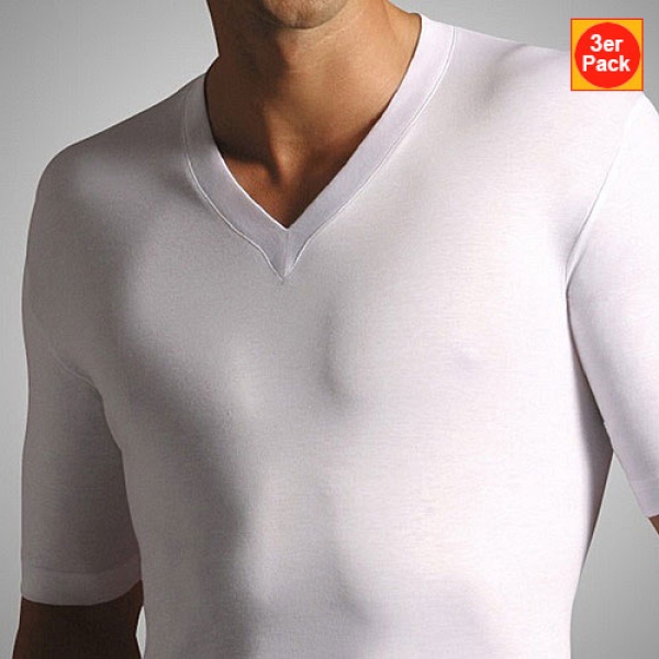 V Shirt Natural Comfort 3er Pack Novila (NOnc803605)