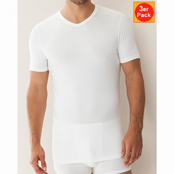 V Shirt 3er Pack Pureness Zimmerli (ZIpu70013463er)