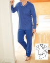 Pyjama lang Sir - Dessin 8090 Novila (NOpj8090-61)