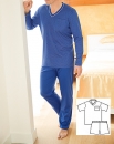 Pyjama kurz Sir - Dessin 8090 Novila (NOpj8090-62)
